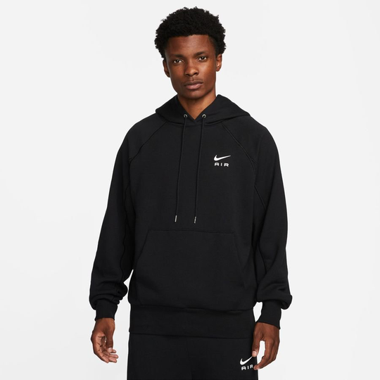 Nike Air Huppari French Terry - Musta/valkoinen, koko Large