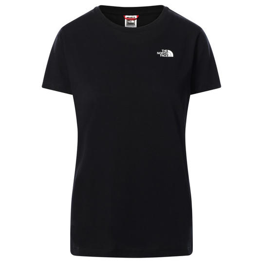 The North Face W S/s Simple Dome Tee - Tnf Black - Naiset - XS