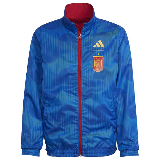 Espanja Käännettävä Treenitakki Anthem MM 2022 - Punainen/Navy Lapset - adidas, koko 128 cm