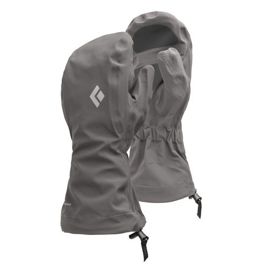 Black Diamond Waterproof Overmitts - Smoke - Unisex - S
