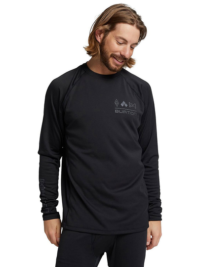 Burton ak Helium Crew Base Layer Top musta