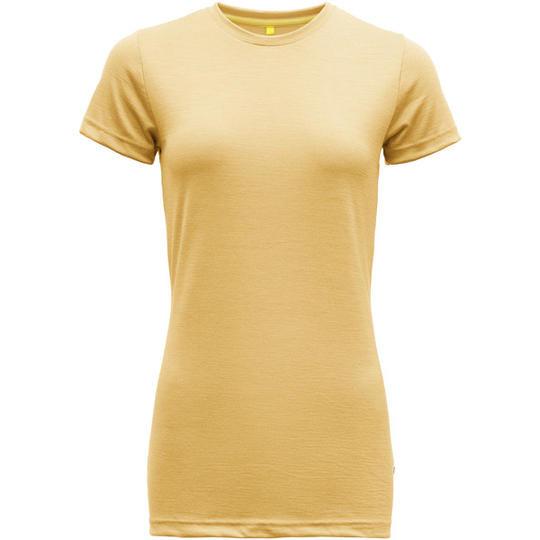 Devold Eika Woman Tee - Honey - Naiset - L