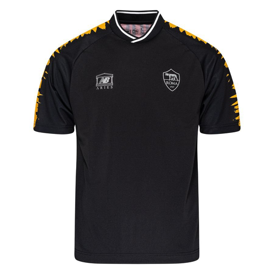 As Roma X Aries Treenipaita Pre Match - Musta/punainen/keltainen Limited Edition - New Balance, koko Small