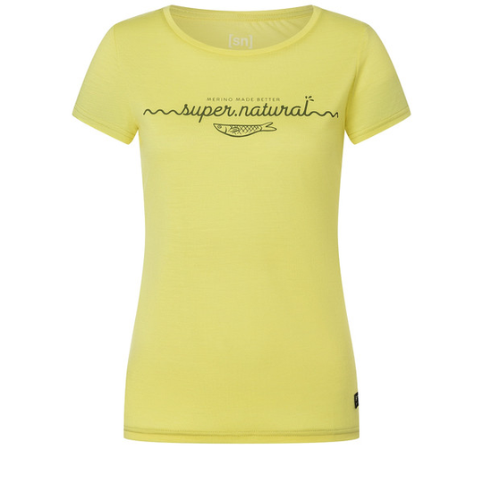 Supernatural W Sarda Tee - Charlock/sage - Naiset - S