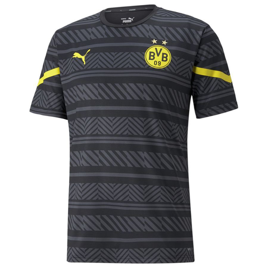 Dortmund Treenipaita Pre Match - Musta/keltainen - PUMA, koko Small