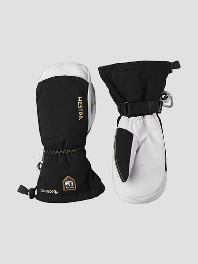 Hestra Army Leather Gore-Tex Mittens musta