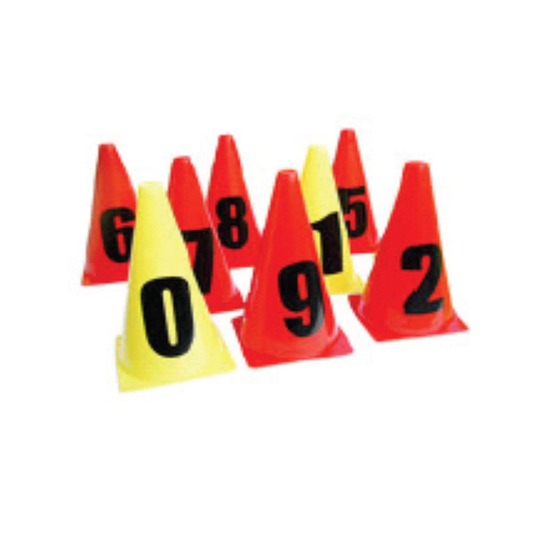 UMBRO Marker Cones set 0 - 9, Jalkapallo tekniikkaharjoittelu