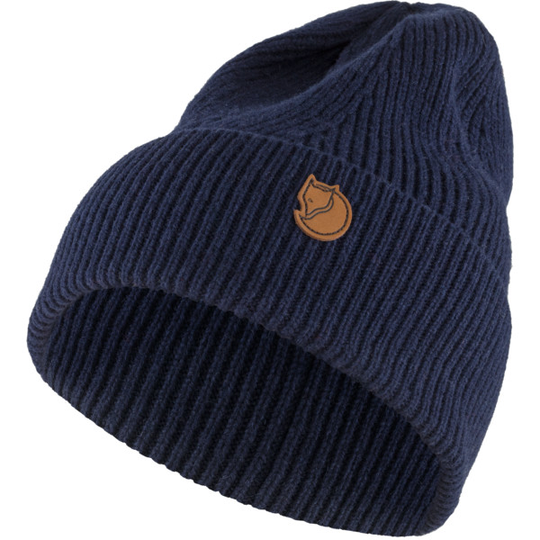Fjällräven Directional Rib Beanie - Dark Navy - Unisex - OneSize