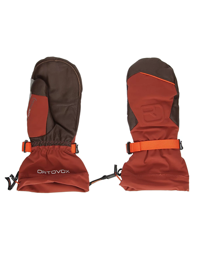 Ortovox Merino Freeride Mittens oranssi