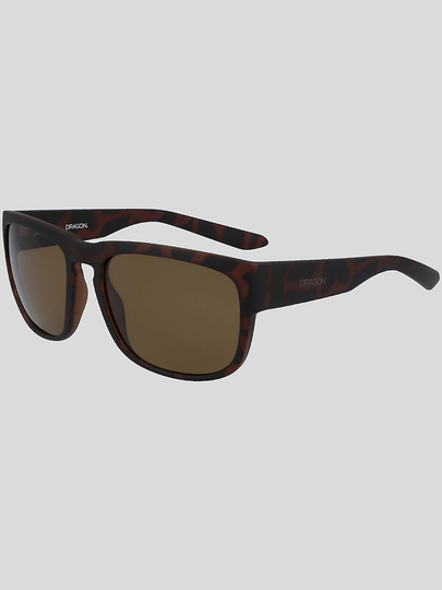 Dragon Rune Matte Tortoise Sunglasses ruskea