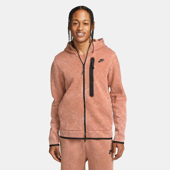 Nike Huppari NSW Tech Fleece - Ruskea/Musta