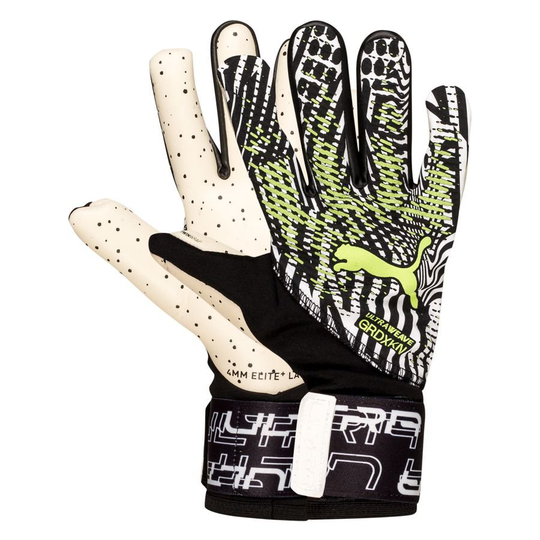 PUMA Maalivahdin Hanskat Ultra Ultimate 1 Dazzle - Valkoinen/Lime Squeeze/Musta LIMITED EDITION