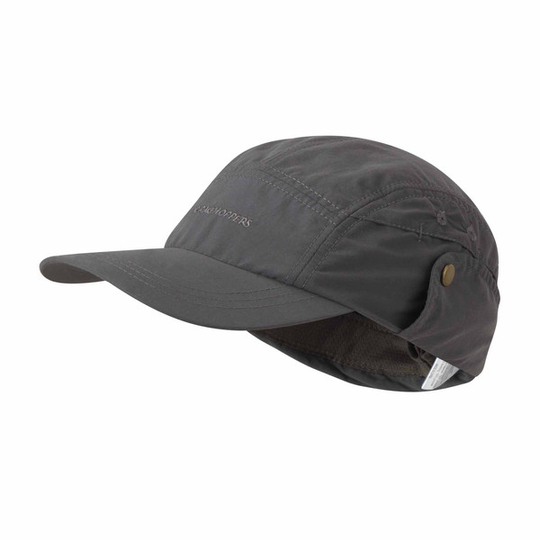 Craghoppers Nosilife Desert Hat - Black Pepper - Unisex - S/M