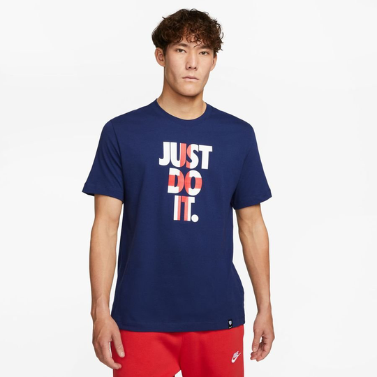 Englanti T-paita Just Do It - Sininen - Nike, koko Large