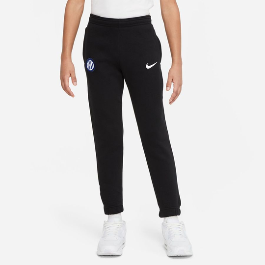 Inter Treenihousut Fleece - Musta/Valkoinen Lapset