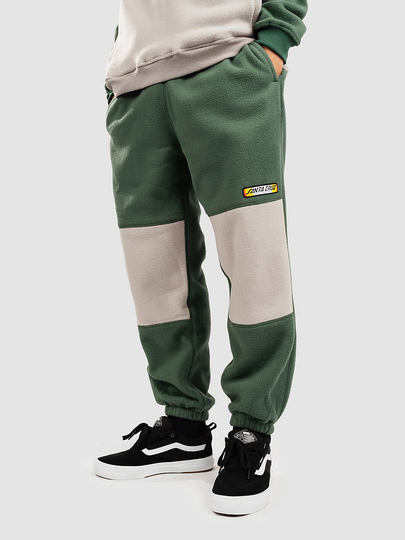 Santa Cruz Sundown Ray Strip Polar Jogging Pants vihreä