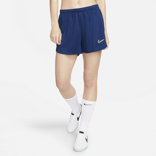 Nike Shortsit Dri-FIT Academy 21 - Sininen/Neon Nainen