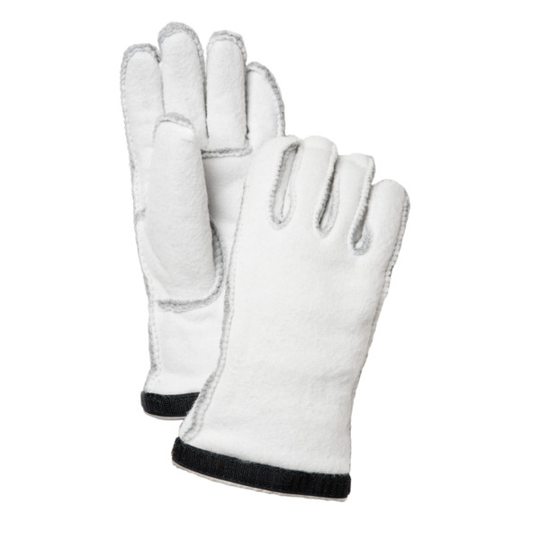 Hestra Heli Ski Female Liner - 5 Finger - White - Naiset - 6