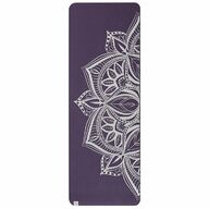 Gaiam Premium Metallic Yoga Mat 6mm -Aubergine Medallion