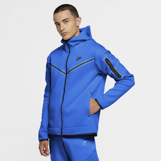 Nike Huppari NSW Tech Fleece - Sininen/Musta