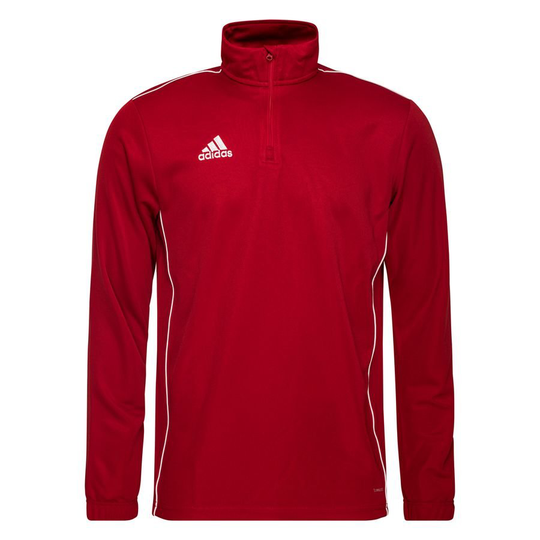 adidas Harjoituspaita 1/4 Vetoketju Core 18 - Punainen/valkoinen, koko Small
