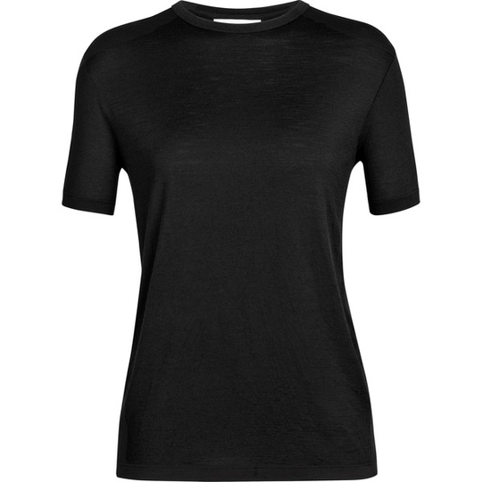 Icebreaker W Granary Ss Tee - Black - Naiset - M