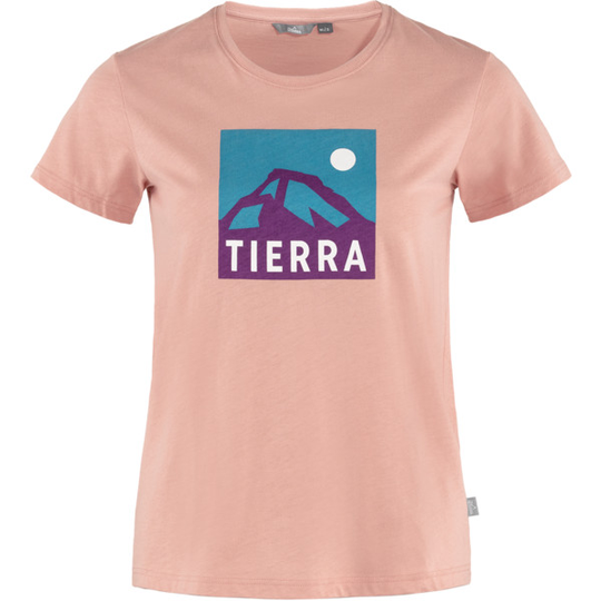 Tierra Organic Cotton Tee W - Misty Rose (mountain Box) - Naiset - L
