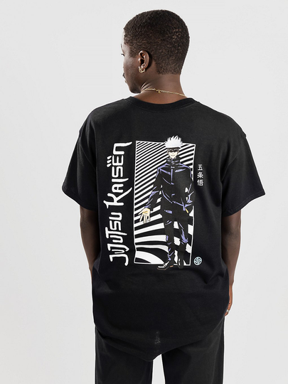 Episode X Jujutsu Kaisen Laughing Gojo T-Shirt musta