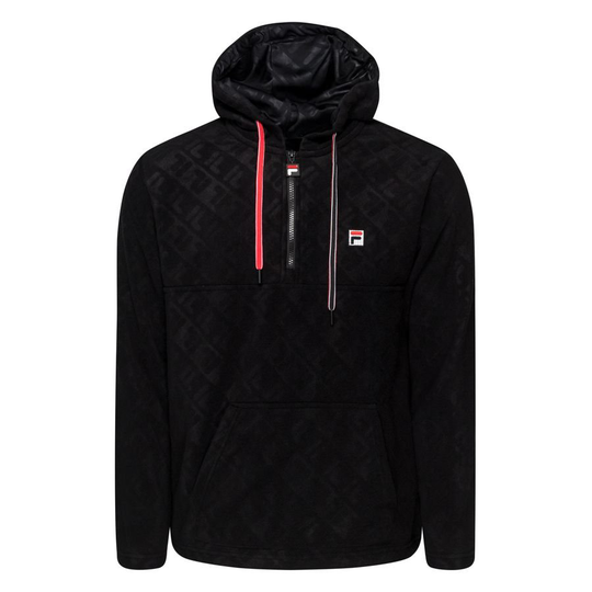 FILA Huppari Terah Half Zip Fleece - Musta