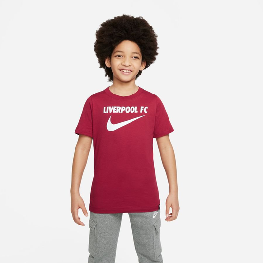 Liverpool T-paita Swoosh - Punainen Lapset