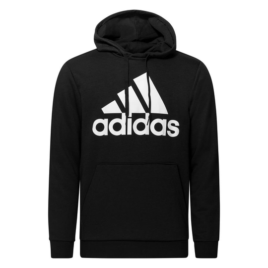 adidas Huppari Big Logo Fleece - Musta/valkoinen, koko Small