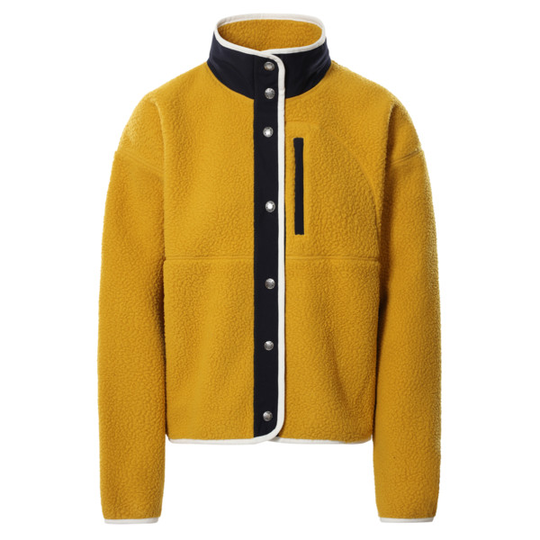 The North Face W Cragmont Fleece Jacket - Arrowwood Yellow/aviator Navy - Naiset - XS
