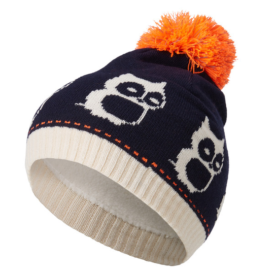Namuk Logo Beanie - True Navy / Off White - Lapset - S/M