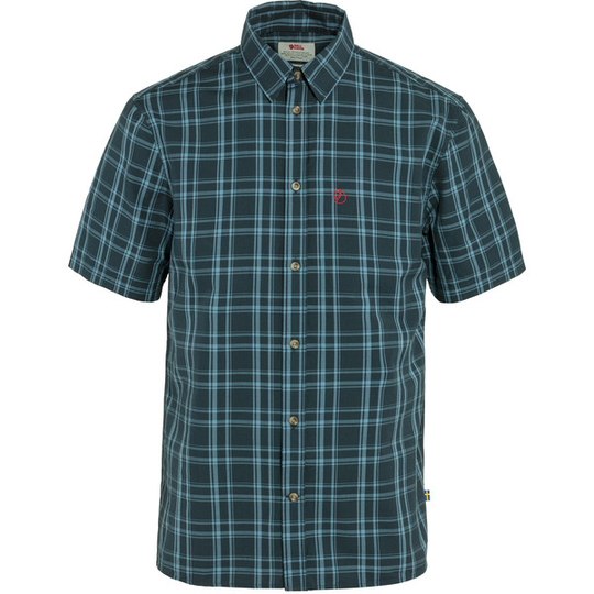 Fjällräven Övik Lite Shirt Ss M - Dark Navy-dawn Blue - Miehet - L
