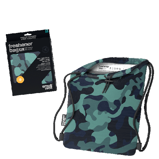 SmellWell - Freshbag XL , Camo Green