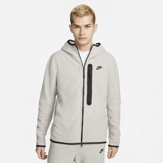 Nike Huppari NSW Tech Fleece Winterized FZ - Harmaa/Musta