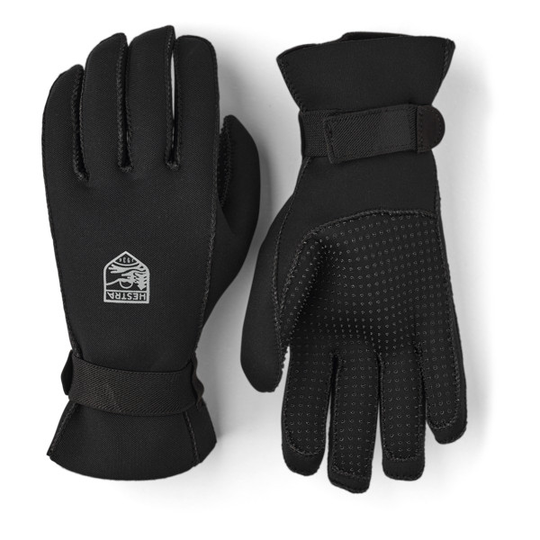 Hestra Neoprene Glove 5-finger - Black - Unisex - 7