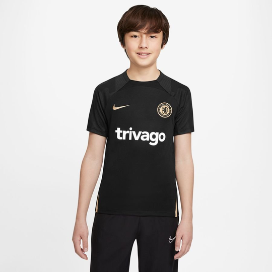 Chelsea Treenipaita Dri-FIT Strike - Musta/Harmaa Lapset
