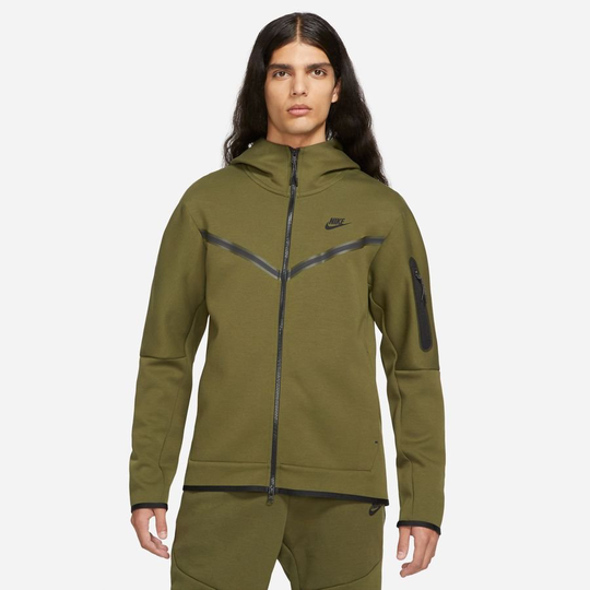 Nike Huppari NSW Tech Fleece - Vihreä/Musta