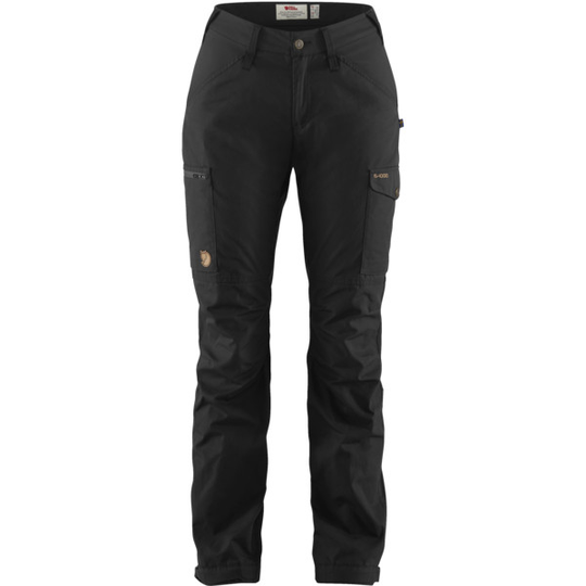 Fjällräven Kaipak Trousers Curved W - Black - Naiset - 34