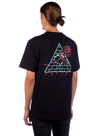 Empyre Broken Roses T-Shirt musta