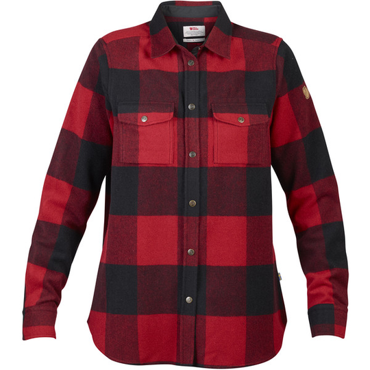 Fjällräven Canada Shirt W - Red - Naiset - L