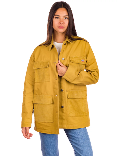 Dickies Reworked Chore Coat ruskea