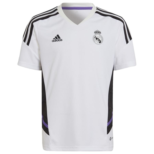 Real Madrid Treenipaita Condivo 22 - Valkoinen/musta Lapset - adidas, koko 164 cm