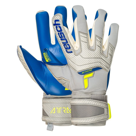 Reusch Maalivahdin Hanskat Attrakt Gold X - Harmaa/Keltainen/Sininen