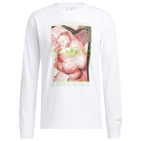 adidas Originals T-paita B-Ball - Valkoinen Pitkähihainen, koko Small