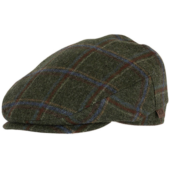 Salon Lakkitehdas Flat Cap Eero Gen Merino - Green - Unisex - 58
