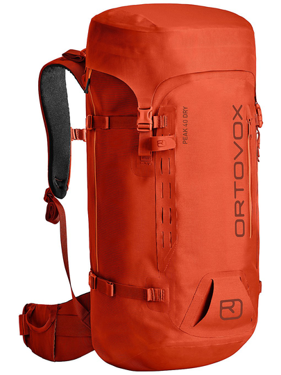Ortovox Peak 40L Dry Backpack oranssi
