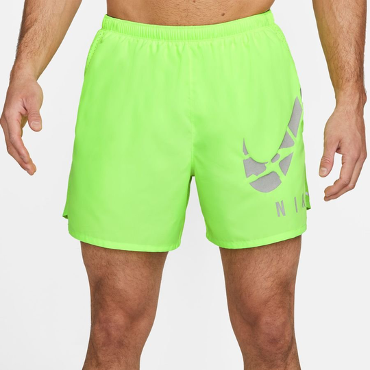 Nike Shortsit Dri-FIT Challenger Run Division - Vihreä/Hopea, koko X-Large