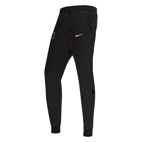 Inter Collegehousut Dri-FIT Fleece - Musta/Kulta